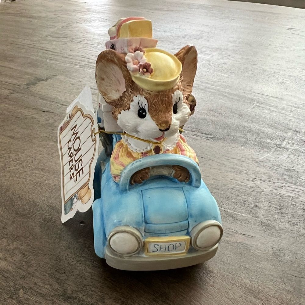 Vintage 1992 Mouse Capers Car San Francisco Music Box. NWT. Shop.